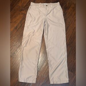 Columbia Pants Men 32x32 Khaki Dri-Fit Outdoor Hiking Chino Nature Trail Camp